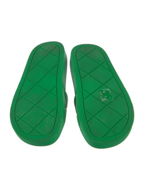 Bottega Veneta Quilted Pattern Rubber Slides