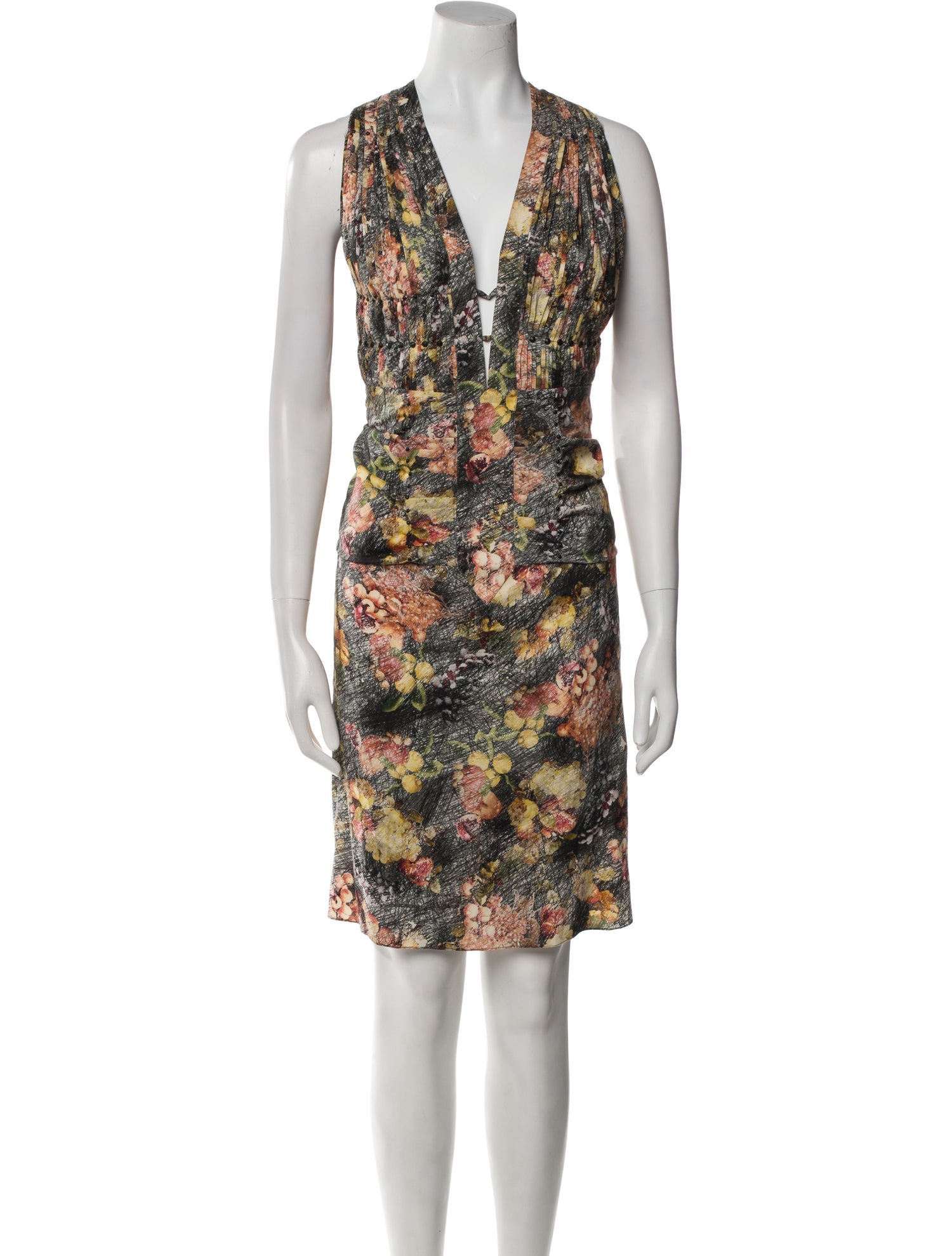 Bottega Veneta Silk Knee-Length Dress