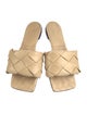 Bottega Veneta Intrecciato Weave Leather Slides