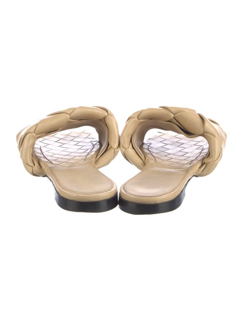 Bottega Veneta Intrecciato Weave Leather Slides