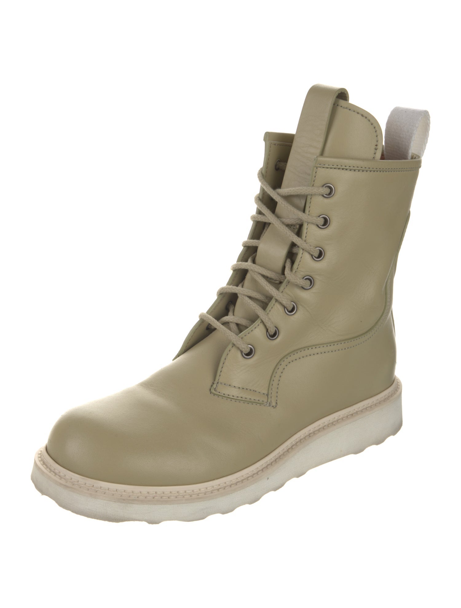 Bottega Veneta Leather Lace-Up Boots