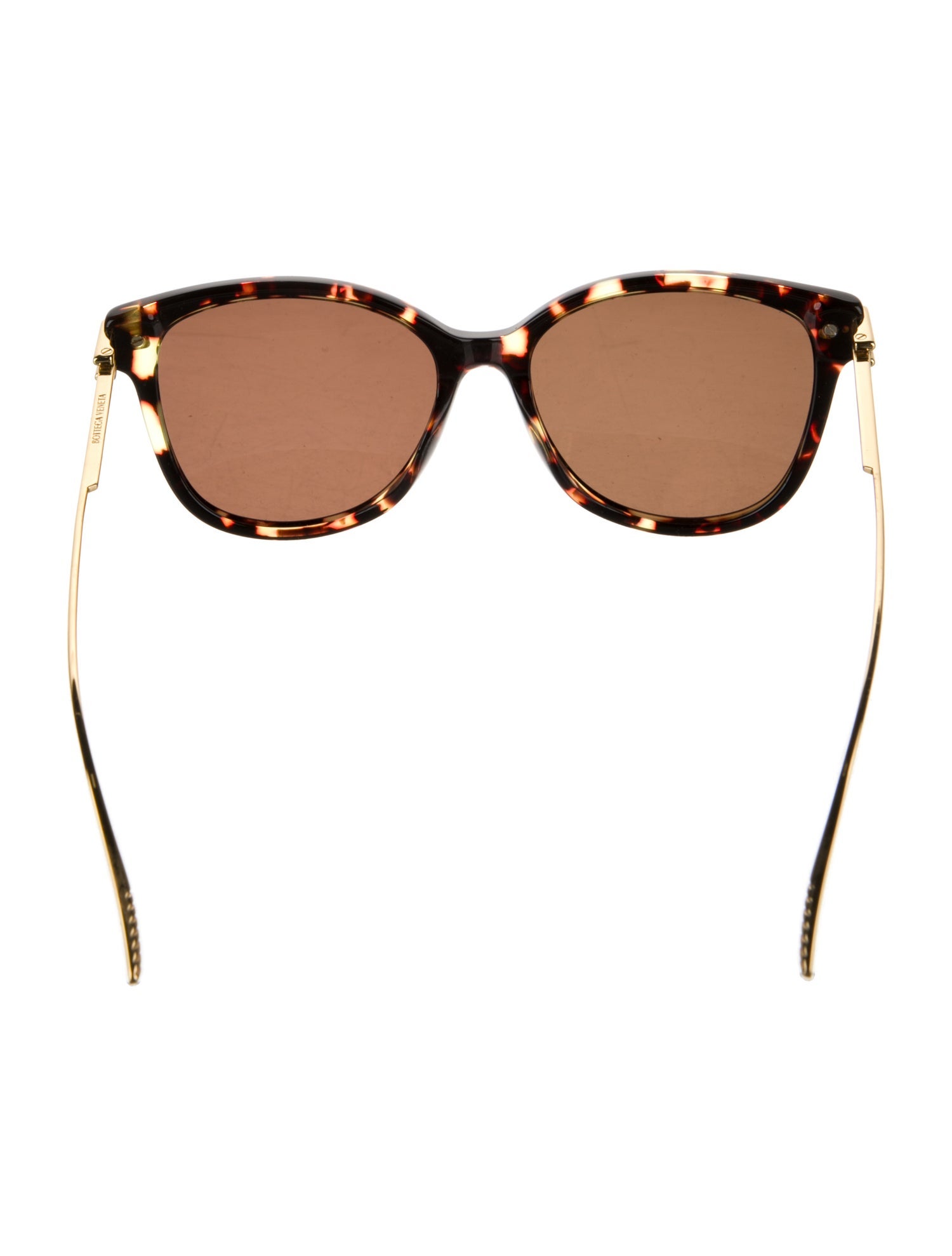 Bottega Veneta Round Tinted Sunglasses