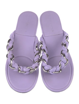 Bottega Veneta Leather Slides