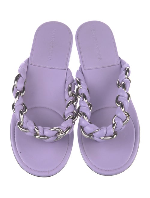 Bottega Veneta Leather Slides