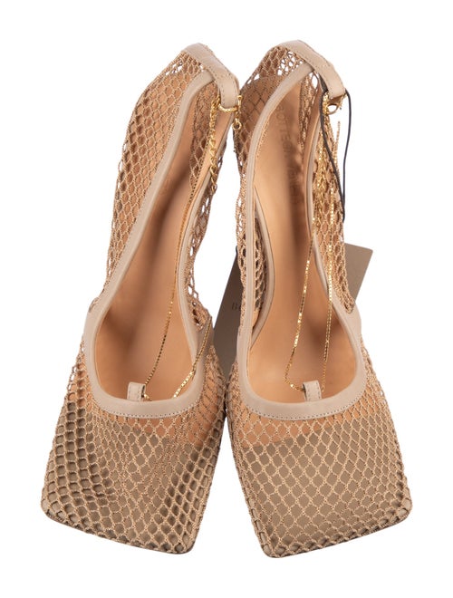 Bottega Veneta Mesh Chain-Link Accents Pumps