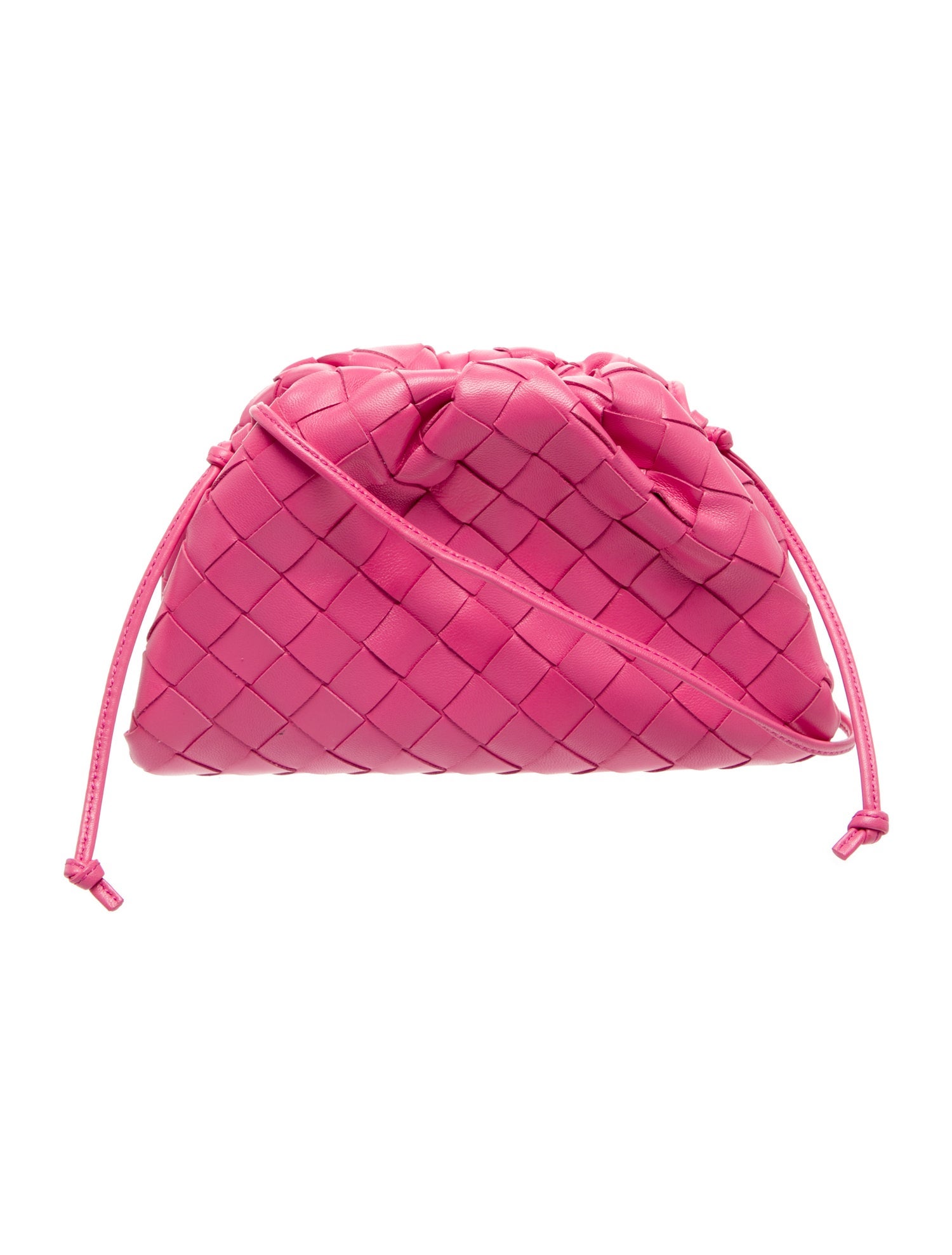 Bottega Veneta Intrecciato Bang Bang - Burgundy Crossbody