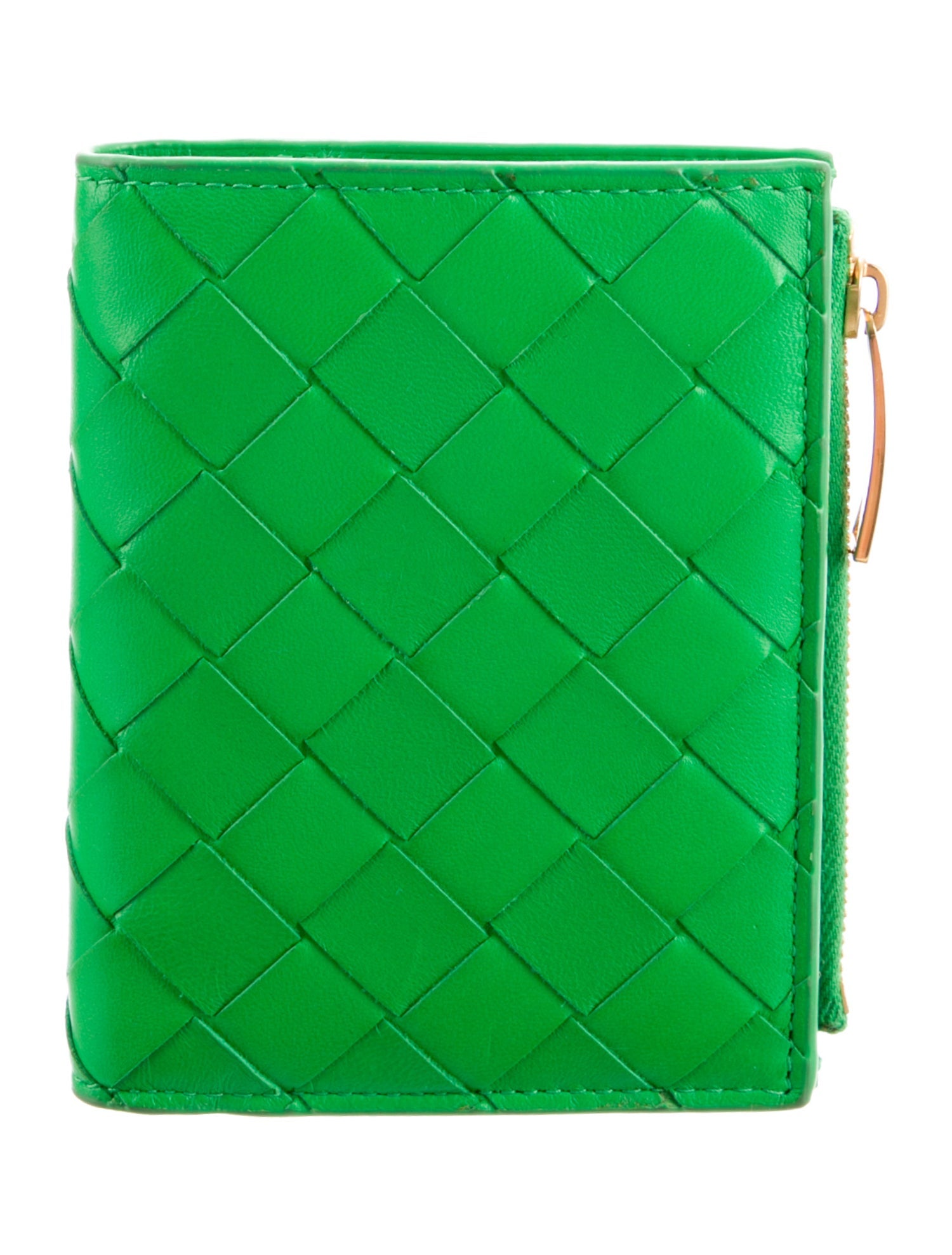 Bottega Veneta Intrecciato Weave Calfskin Wallet
