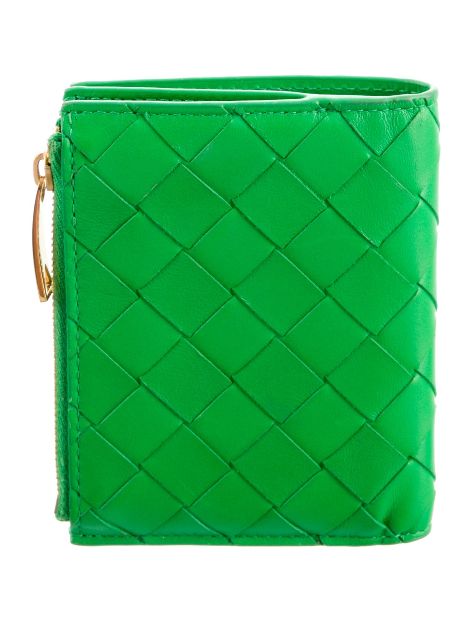 Bottega Veneta Intrecciato Weave Calfskin Wallet