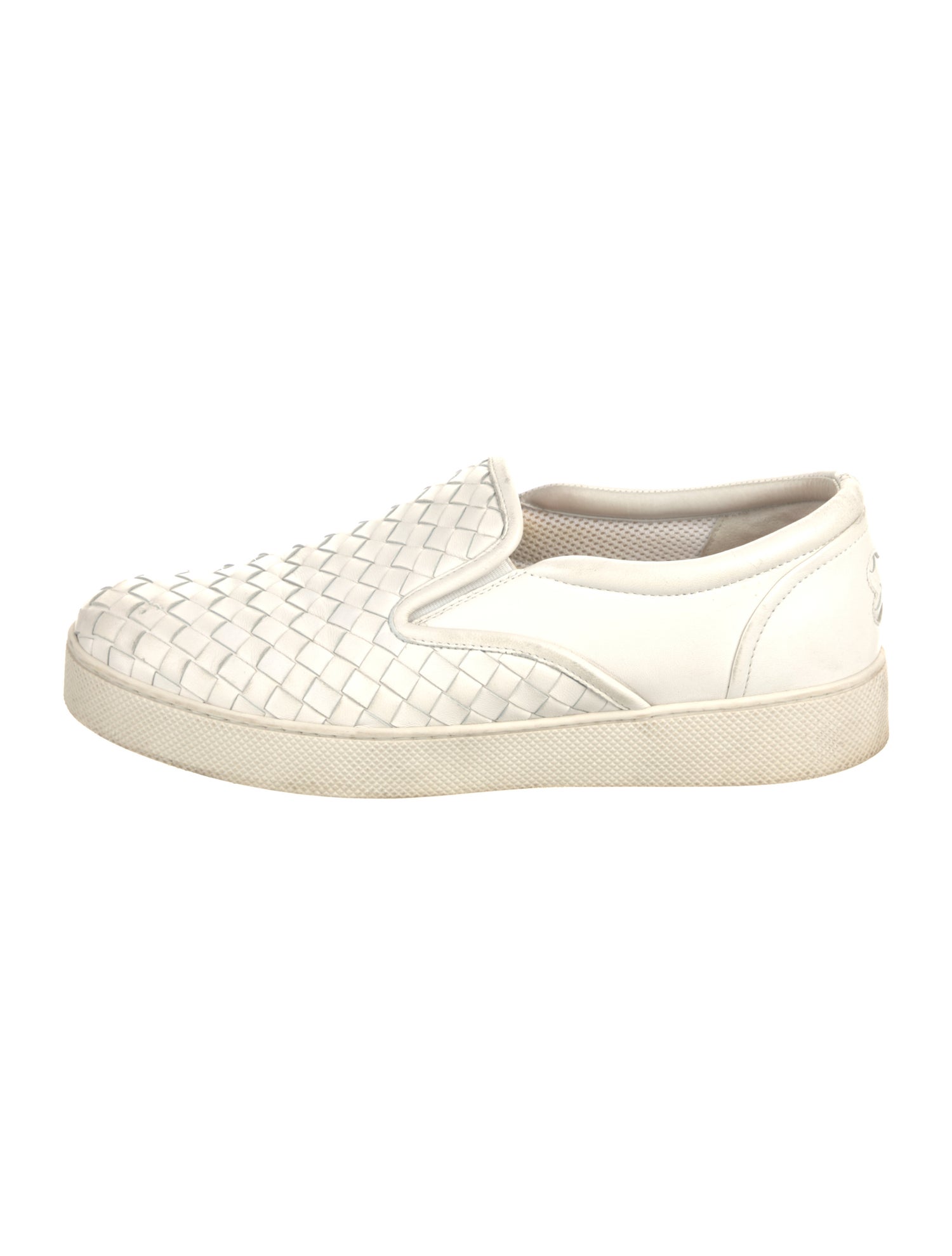 Bottega Veneta Intrecciato Weave Leather Sneakers