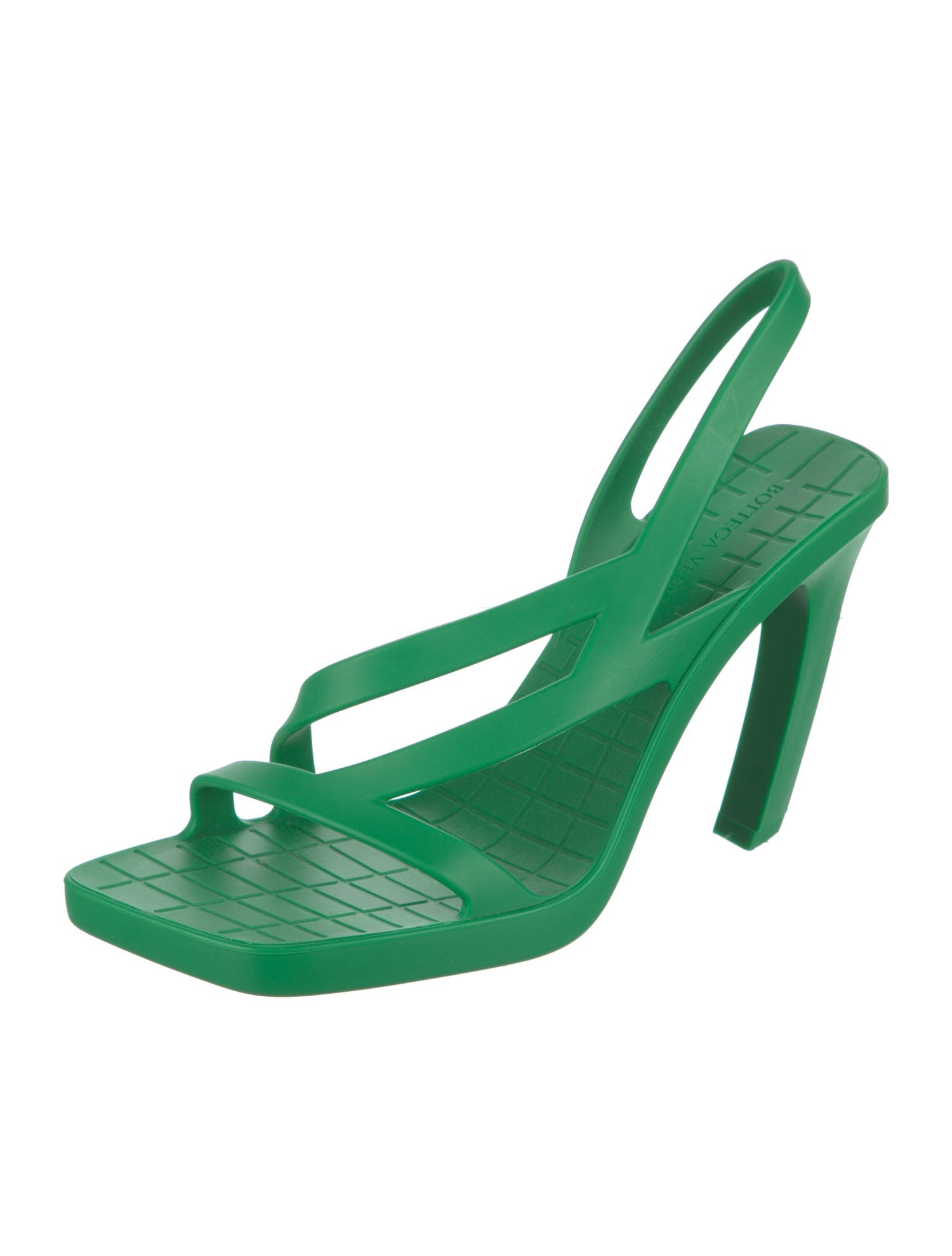 Bottega Veneta Rubber Slingback Sandals