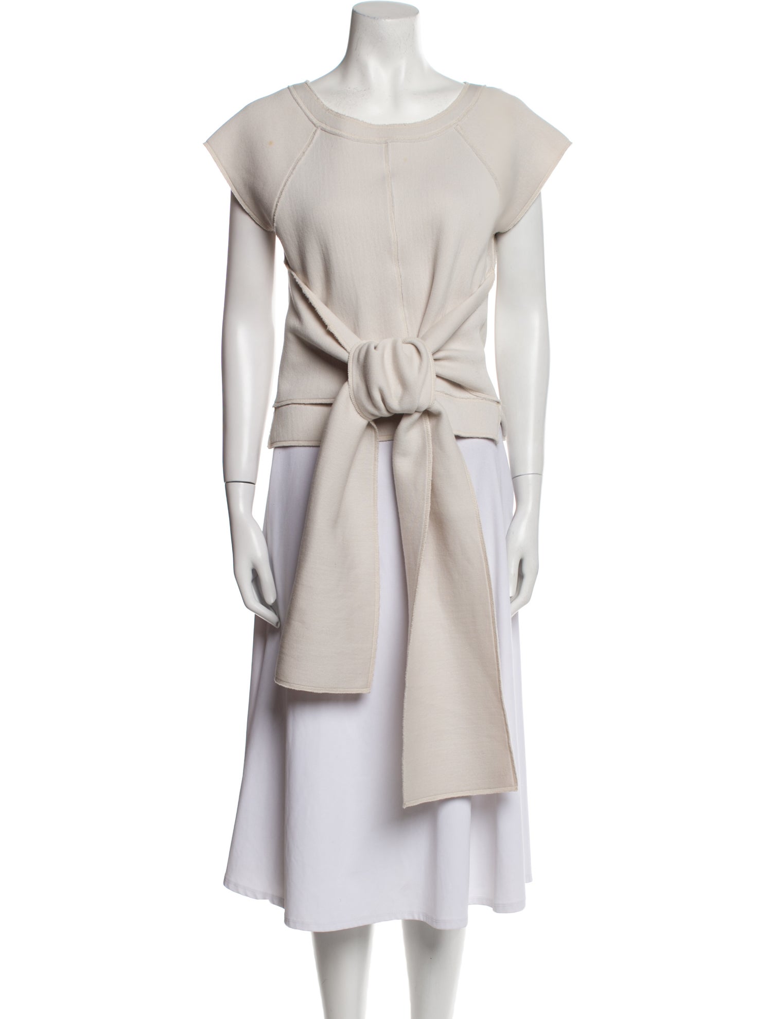 Bottega Veneta Scoop Neck Short Sleeve Tunic