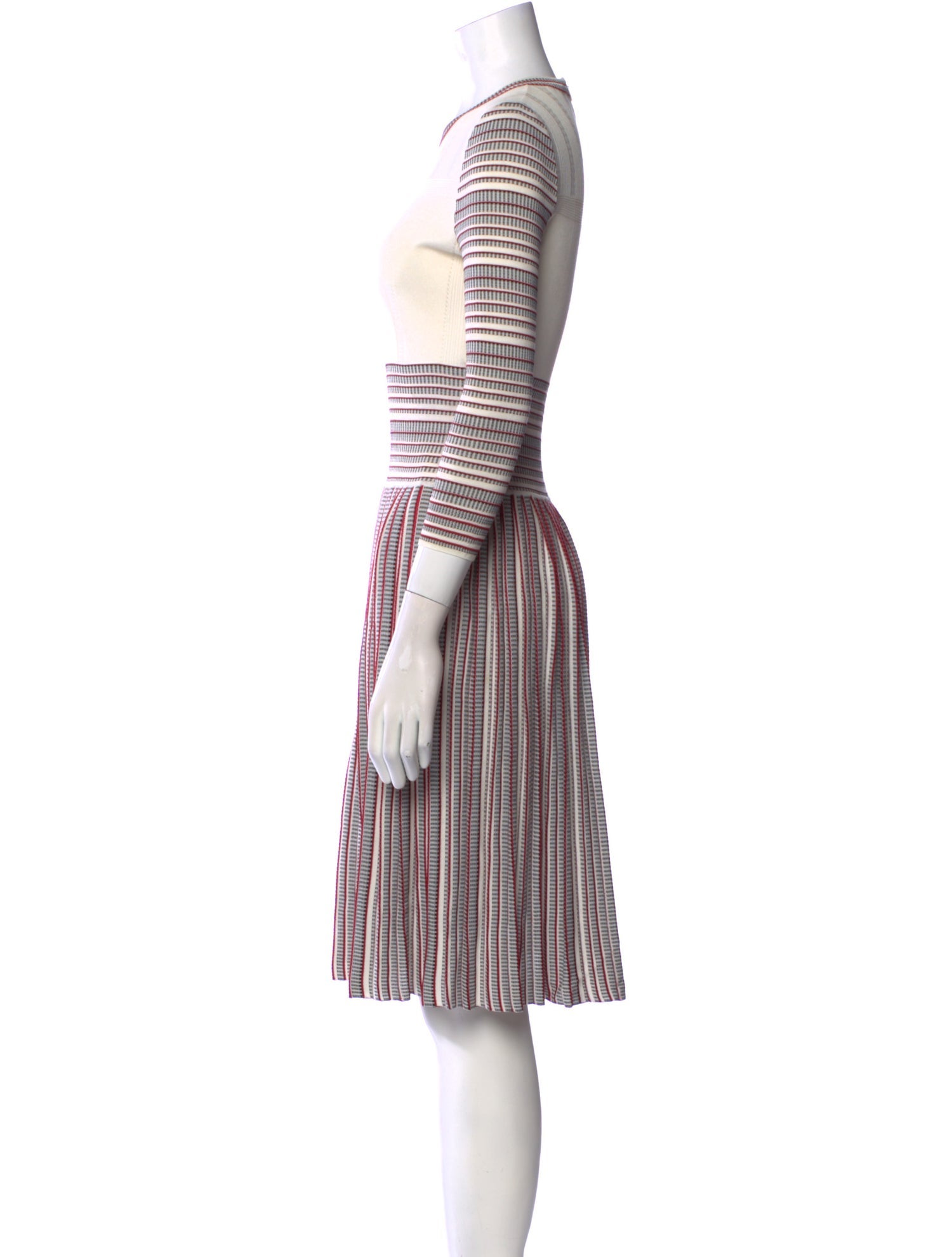 Bottega Veneta Striped Knee-Length Dress