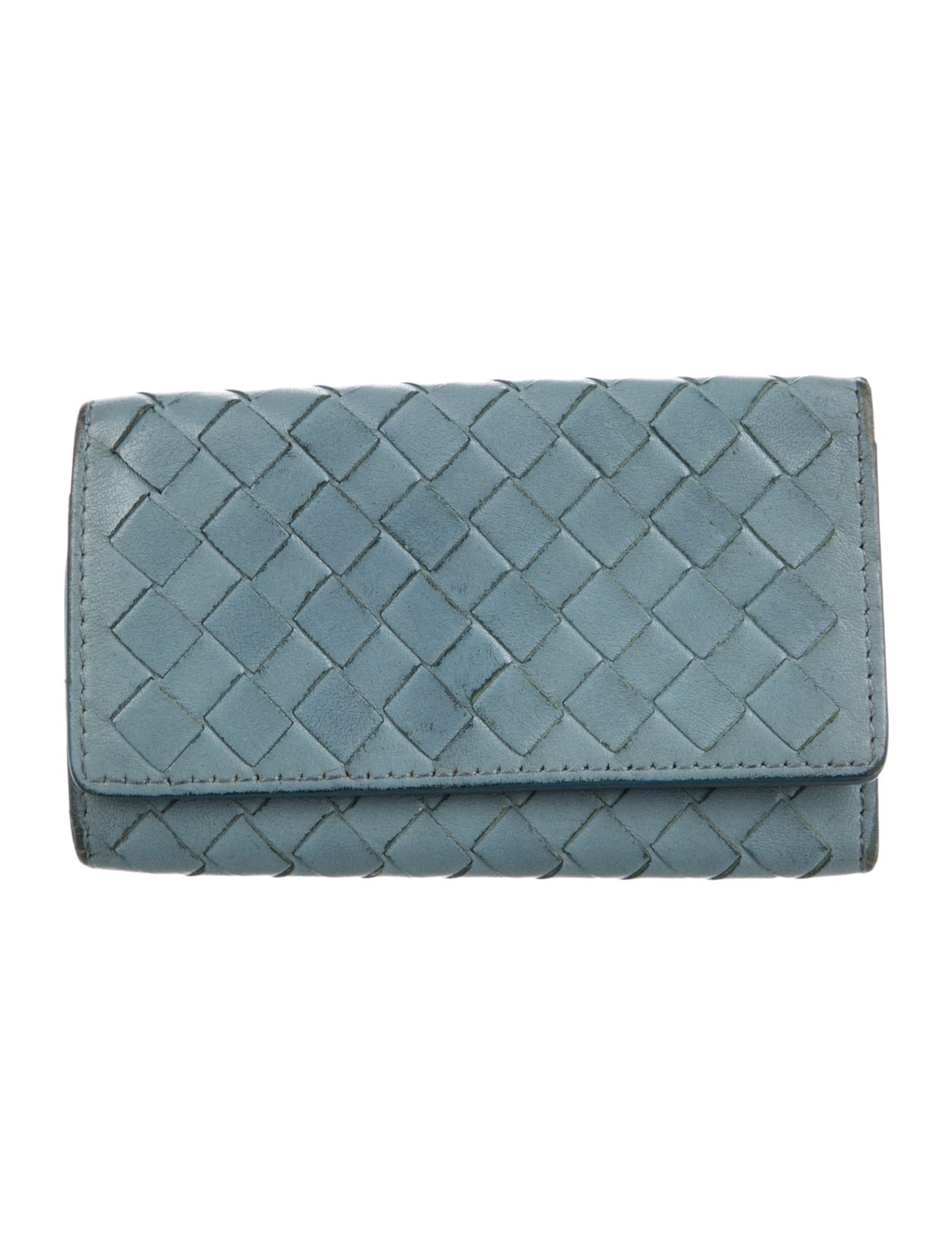 Bottega Veneta Intrecciato Leather Key Case