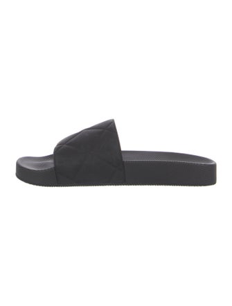 Bottega Veneta Intrecciato Weave Rubber Slides