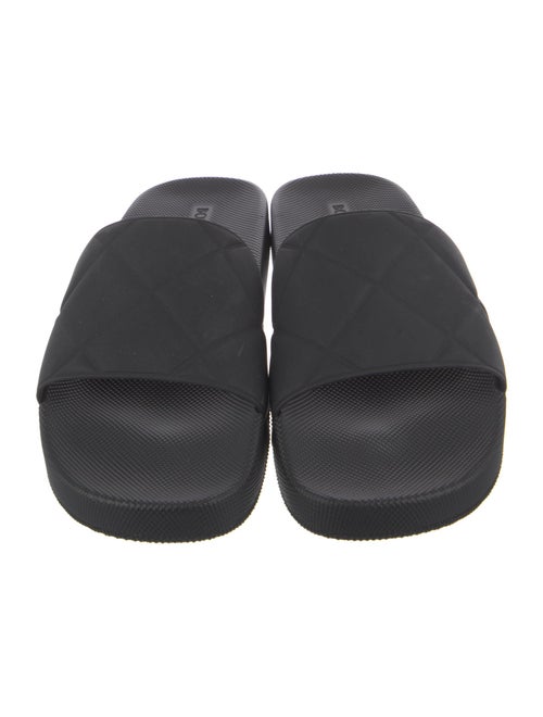 Bottega Veneta Intrecciato Weave Rubber Slides