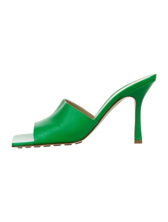 Bottega Veneta Leather Slides