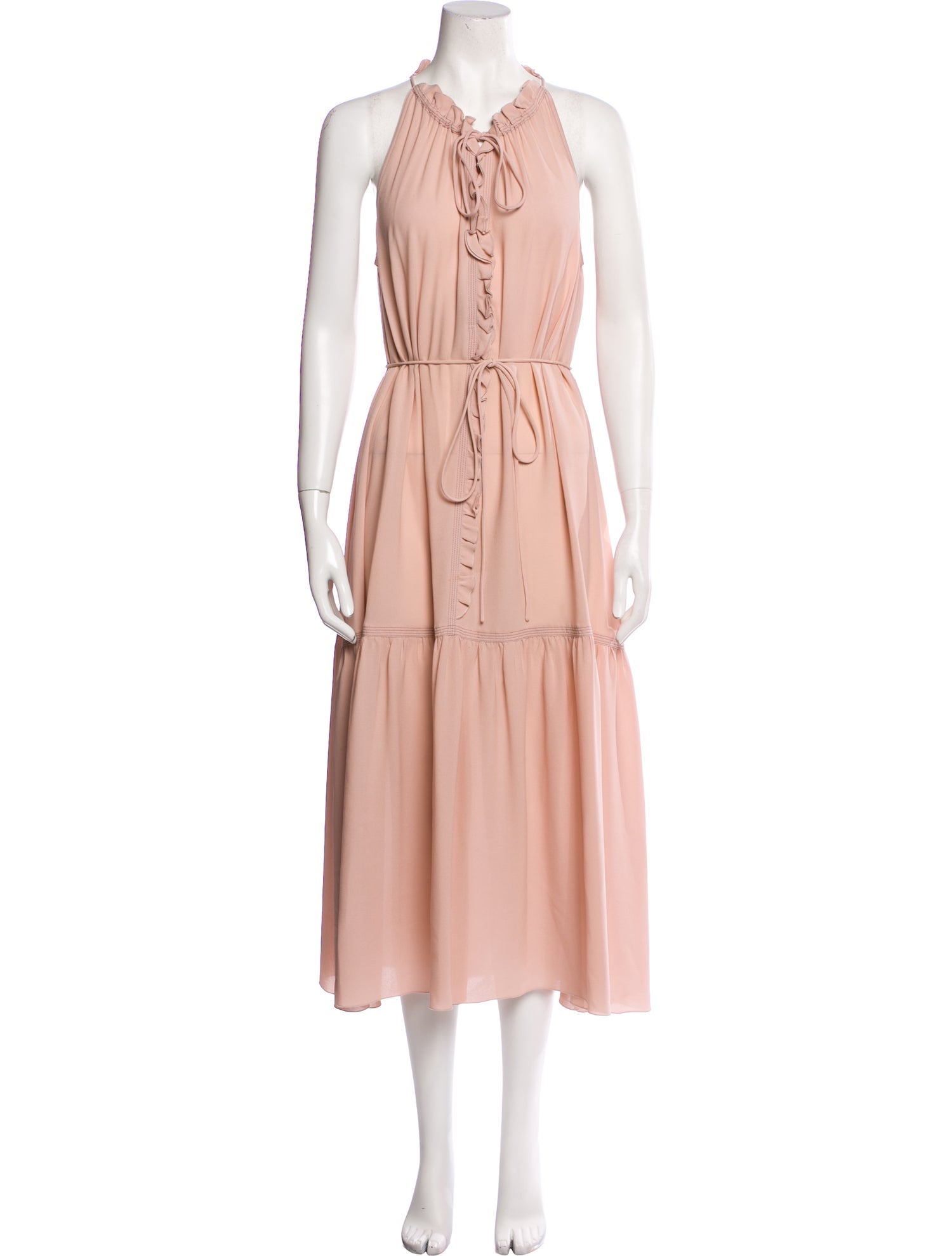 Bottega Veneta Silk Long Dress