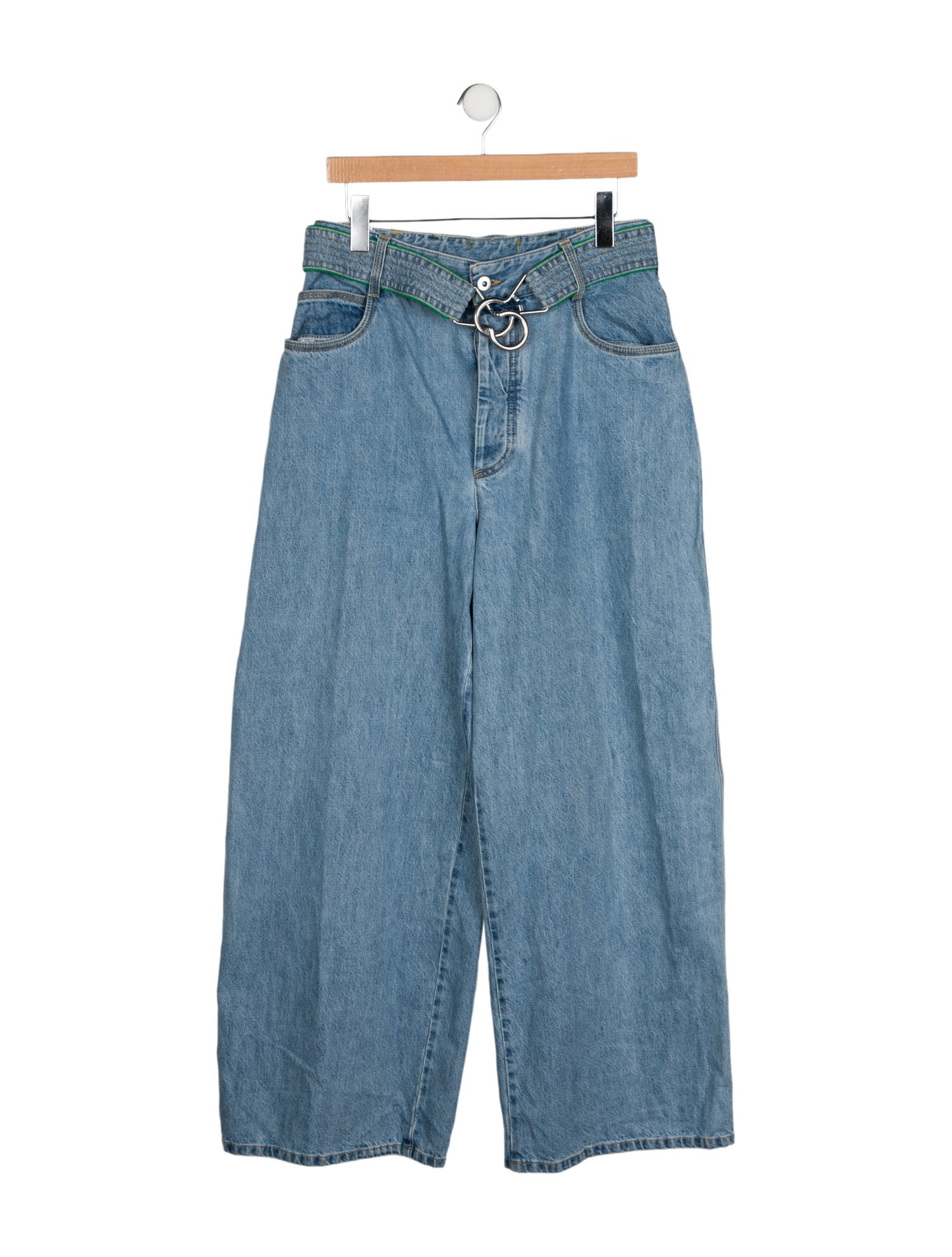 Bottega Veneta High-Rise Wide Leg Jeans