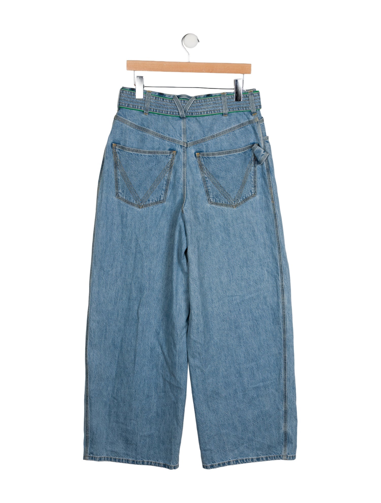 Bottega Veneta High-Rise Wide Leg Jeans