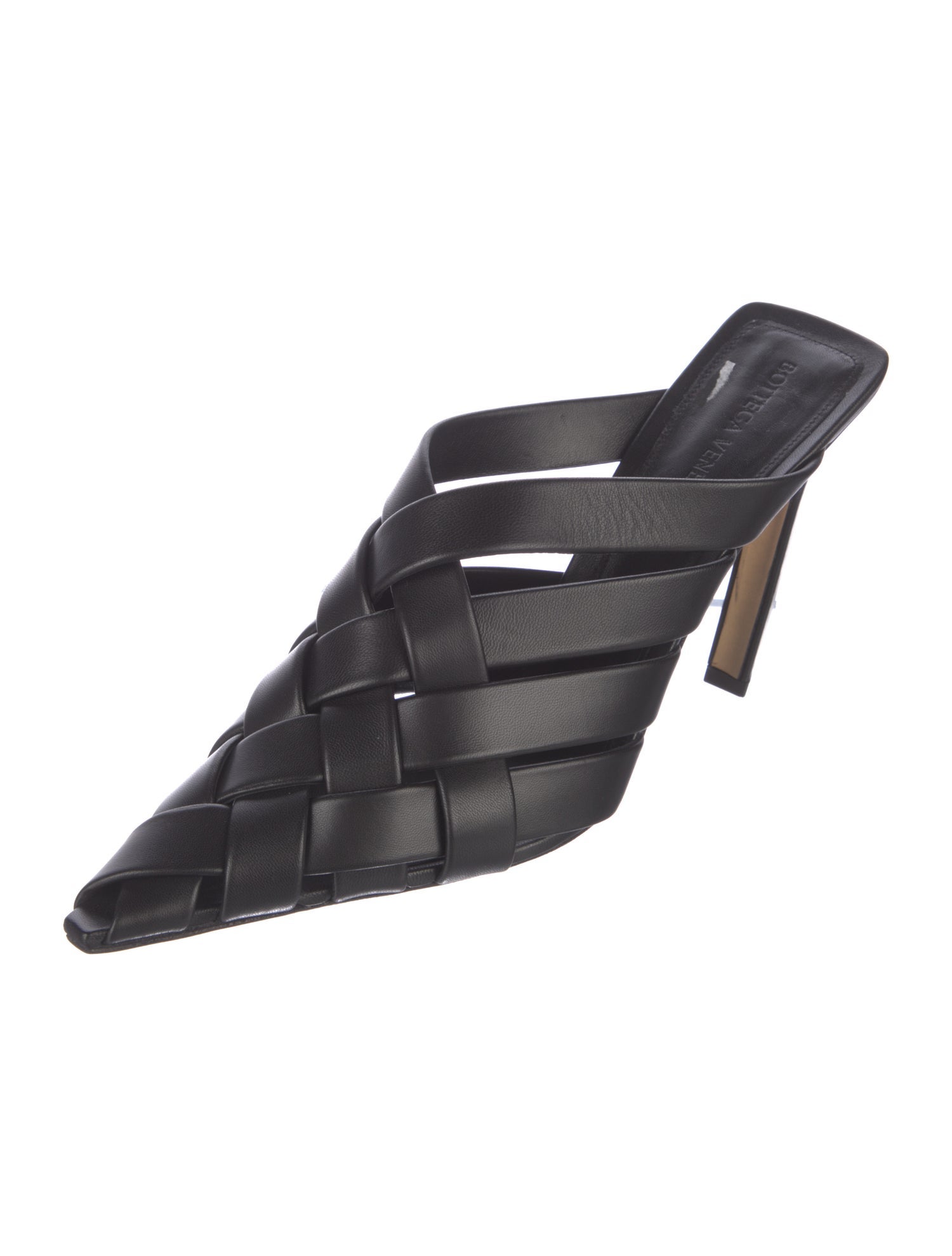 Bottega Veneta Intrecciato Weave Leather Mules