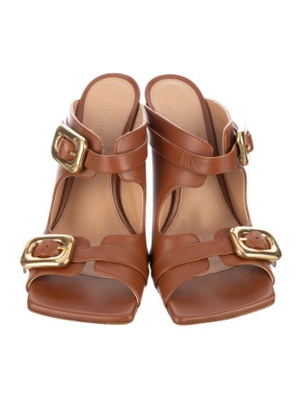 Bottega Veneta Leather Slides