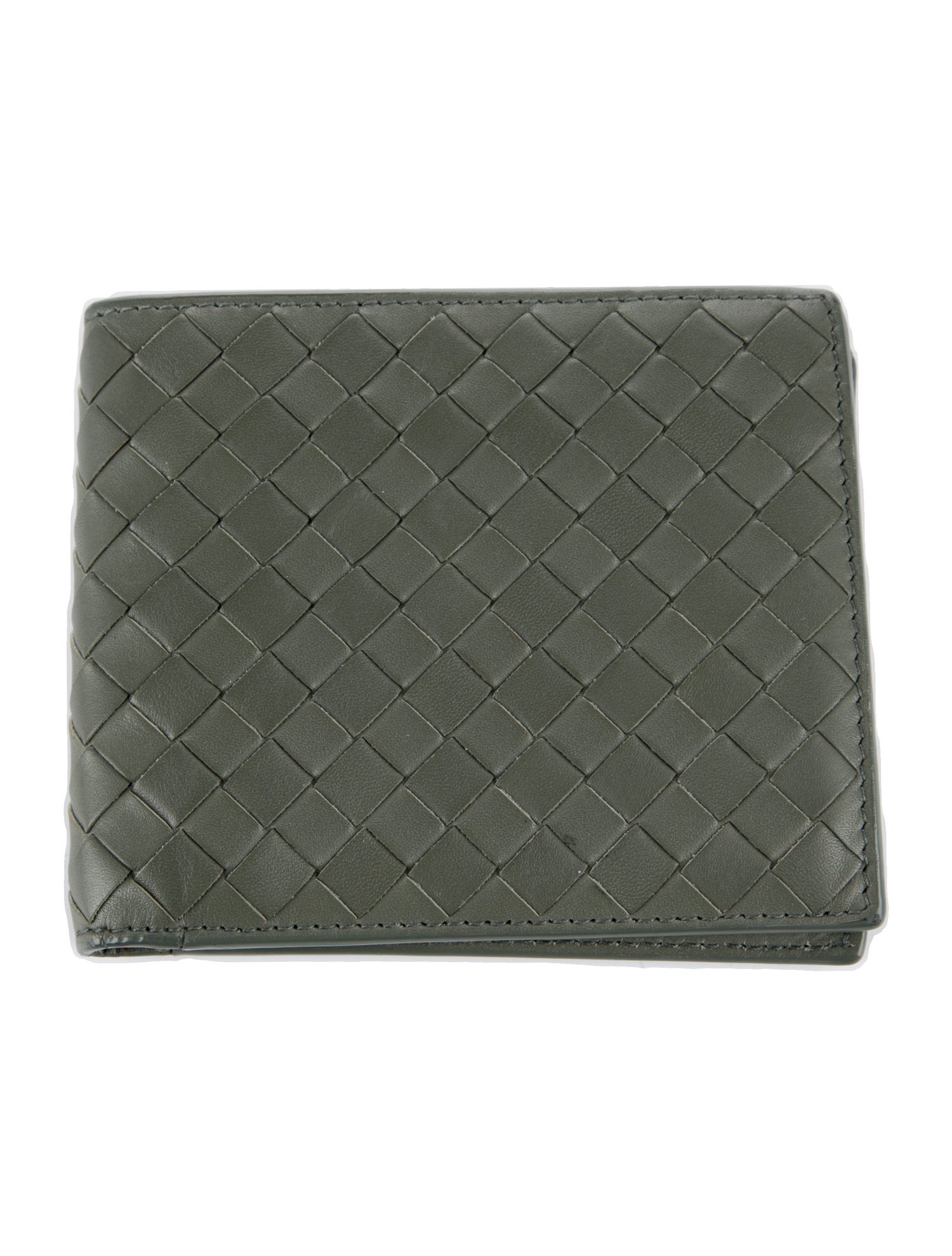Bottega Veneta Intrecciato Weave Leather Bifold Wallet