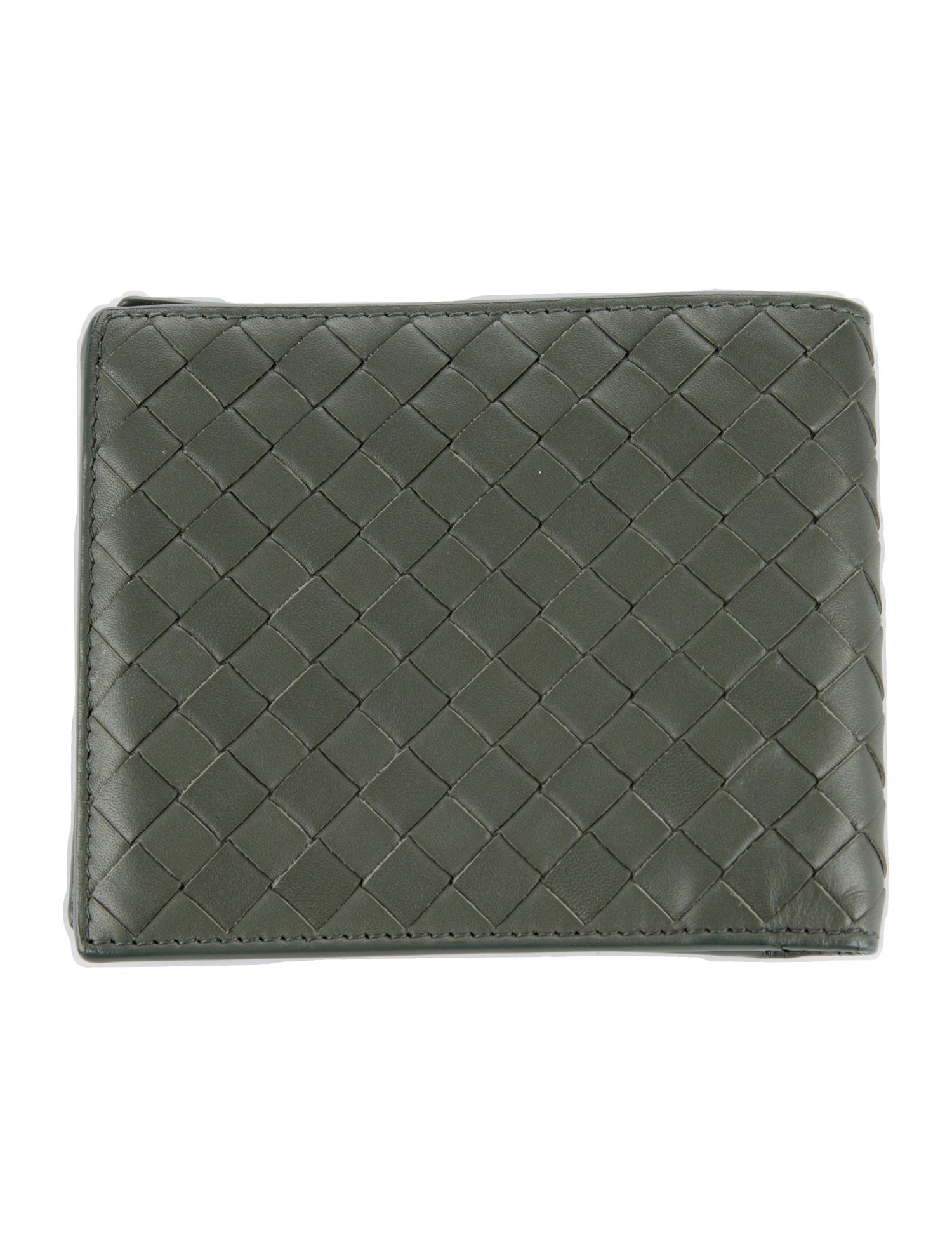 Bottega Veneta Intrecciato Weave Leather Bifold Wallet