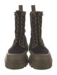 Bottega Veneta Canvas Combat Boots