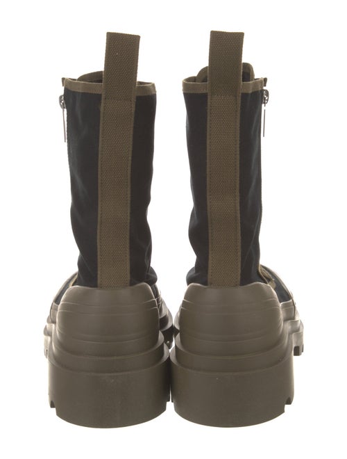 Bottega Veneta Canvas Combat Boots