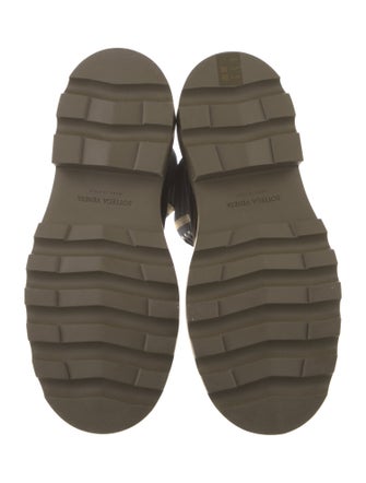 Bottega Veneta Canvas Combat Boots