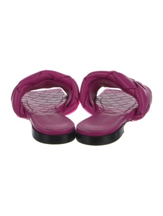 Bottega Veneta Intrecciato Weave Leather Slides