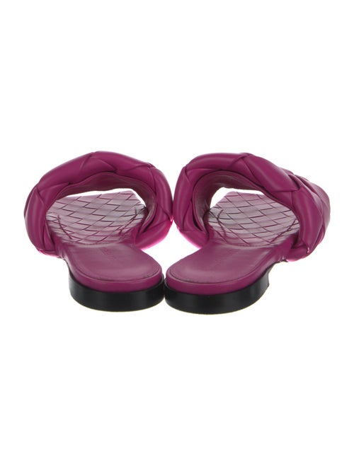 Bottega Veneta Intrecciato Weave Leather Slides
