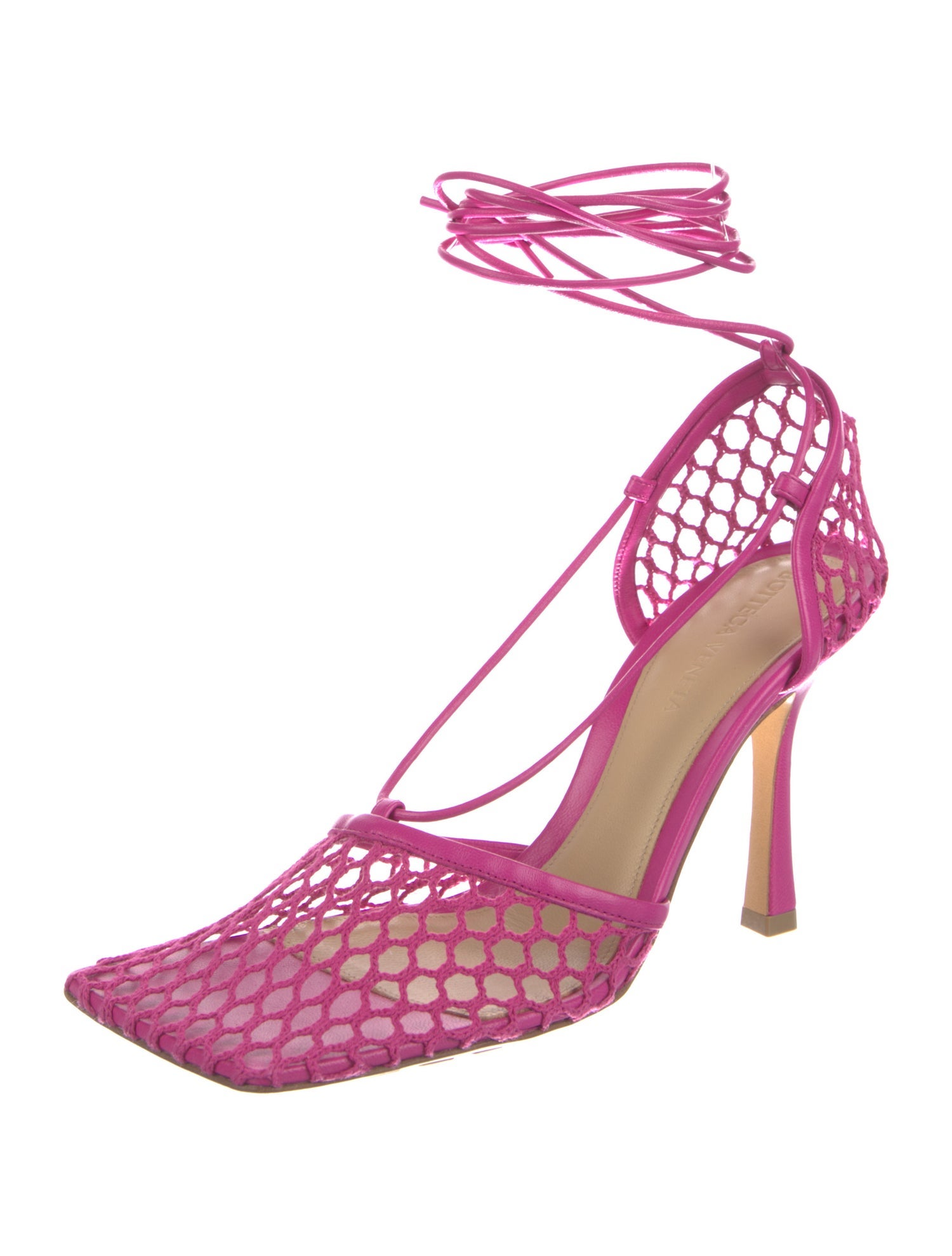 Bottega Veneta Mesh D'Orsay Pumps
