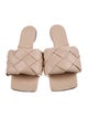 Bottega Veneta Intrecciato Weave Leather Slides
