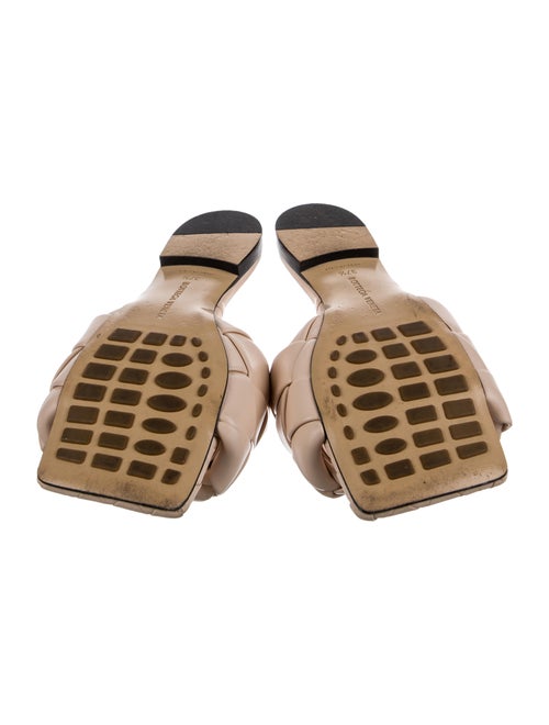 Bottega Veneta Intrecciato Weave Leather Slides