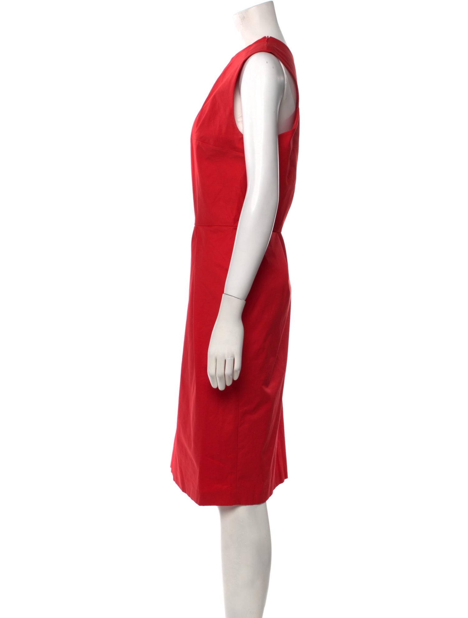Bottega Veneta Crew Neck Knee-Length Dress