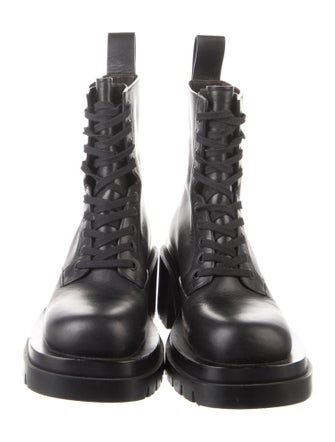 Bottega Veneta Leather Combat Boots