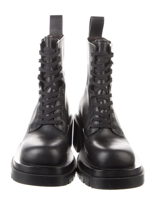 Bottega Veneta Leather Combat Boots