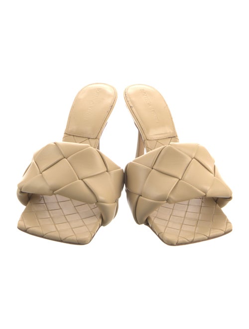 Bottega Veneta Intrecciato Weave Leather Slides
