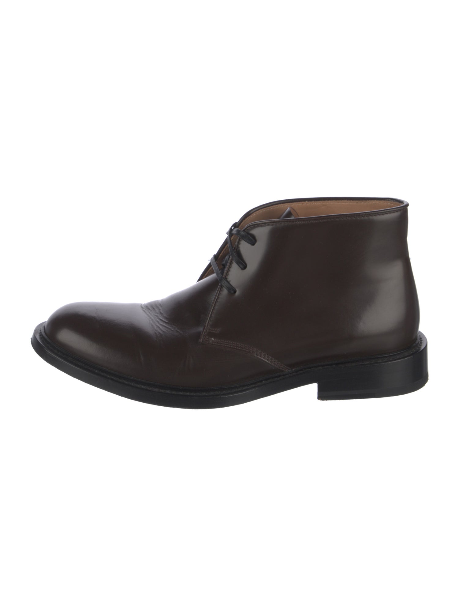 Bottega Veneta Leather Lace-Up Boots