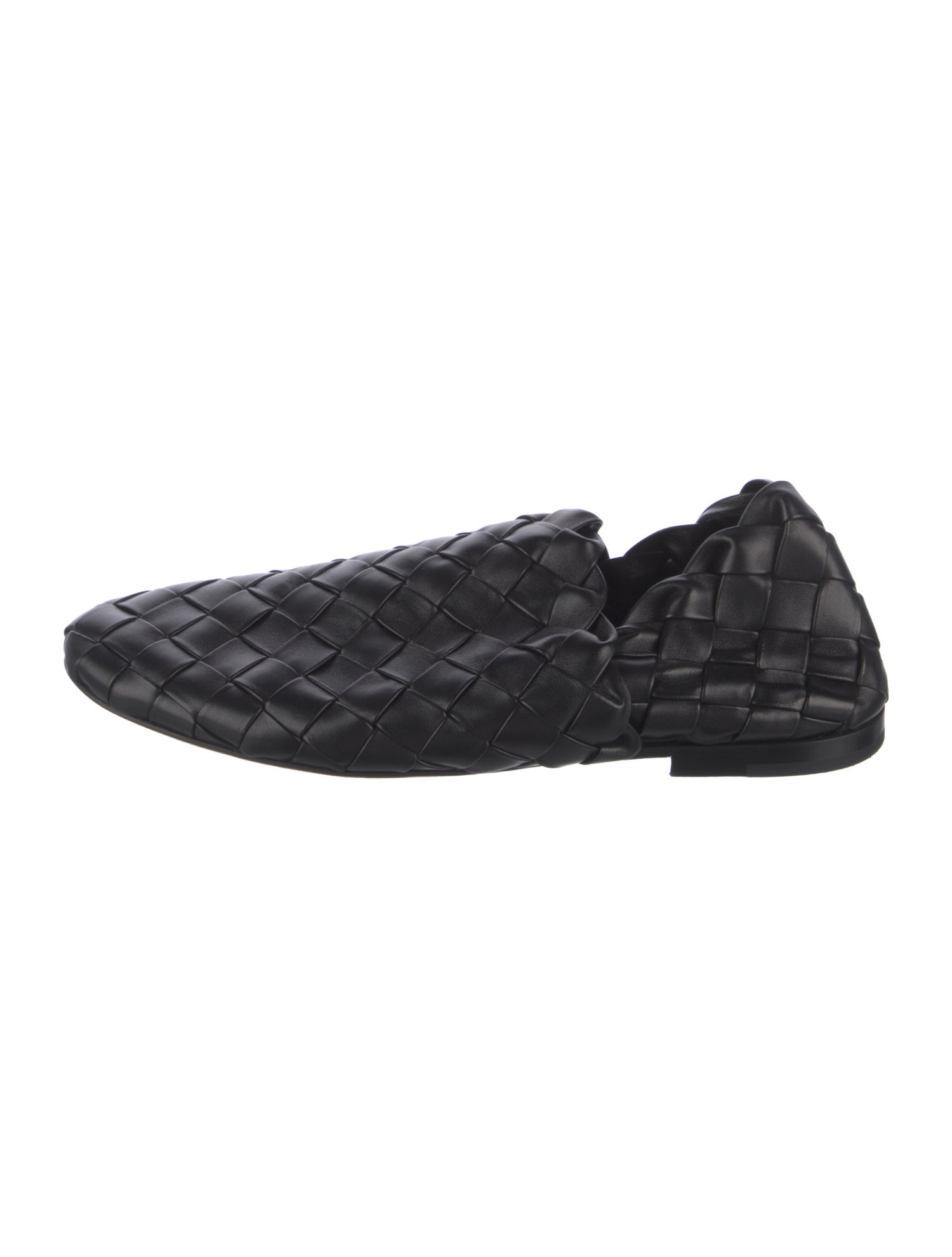 Bottega Veneta Intrecciato Weave Leather Loafers