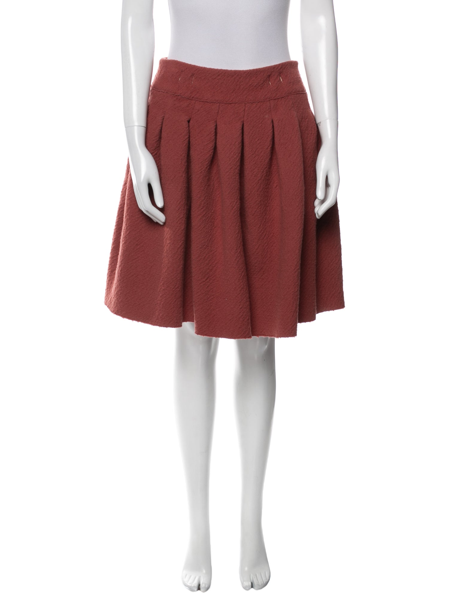 Bottega Veneta Virgin Wool Knee-Length Skirt