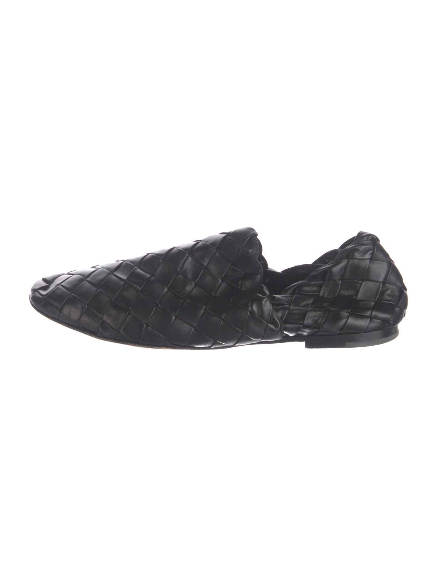 Bottega Veneta Intrecciato Weave Leather Loafers