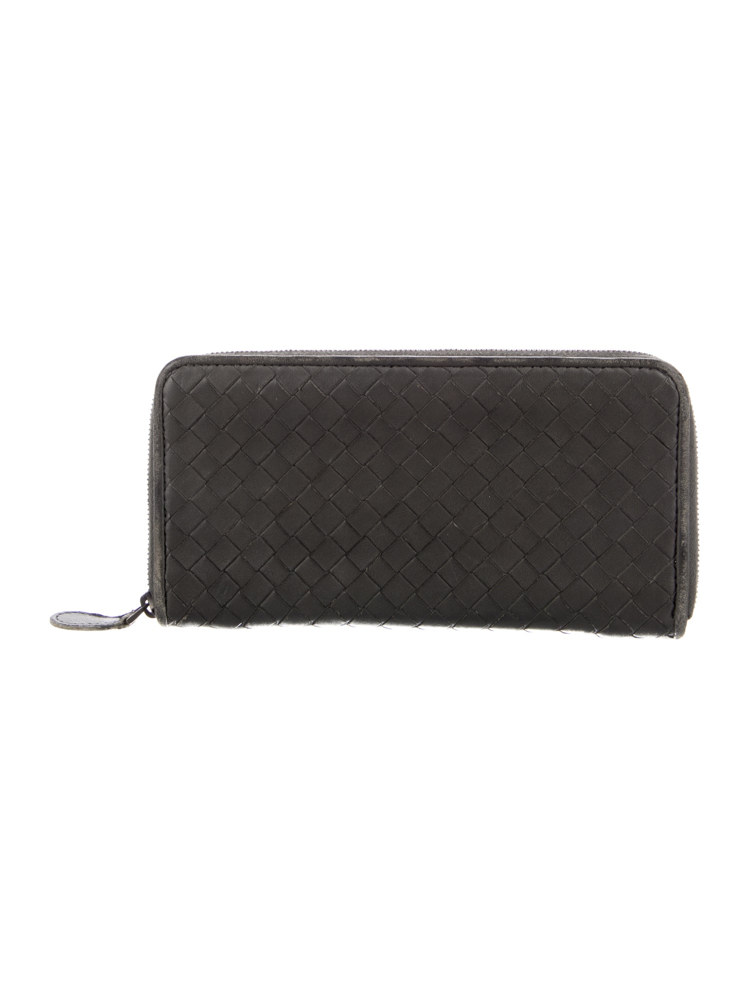 Bottega Veneta Intrecciato Weave Leather Continental Wallet