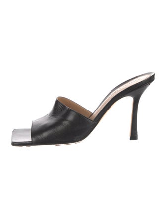 Bottega Veneta Leather Slides