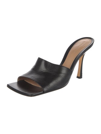 Bottega Veneta Leather Slides