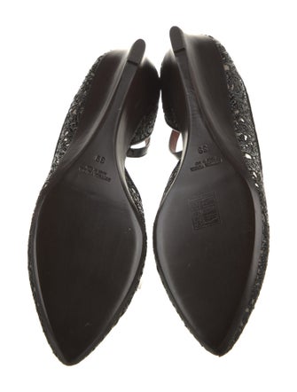 Bottega Veneta Patent Leather Lace Pattern