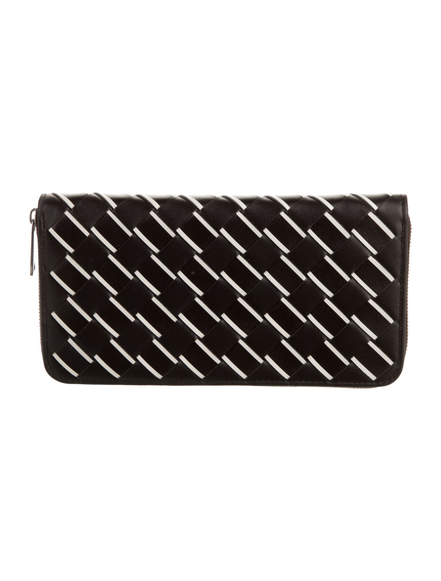 Bottega Veneta Intrecciato Weave Leather Continental Wallet