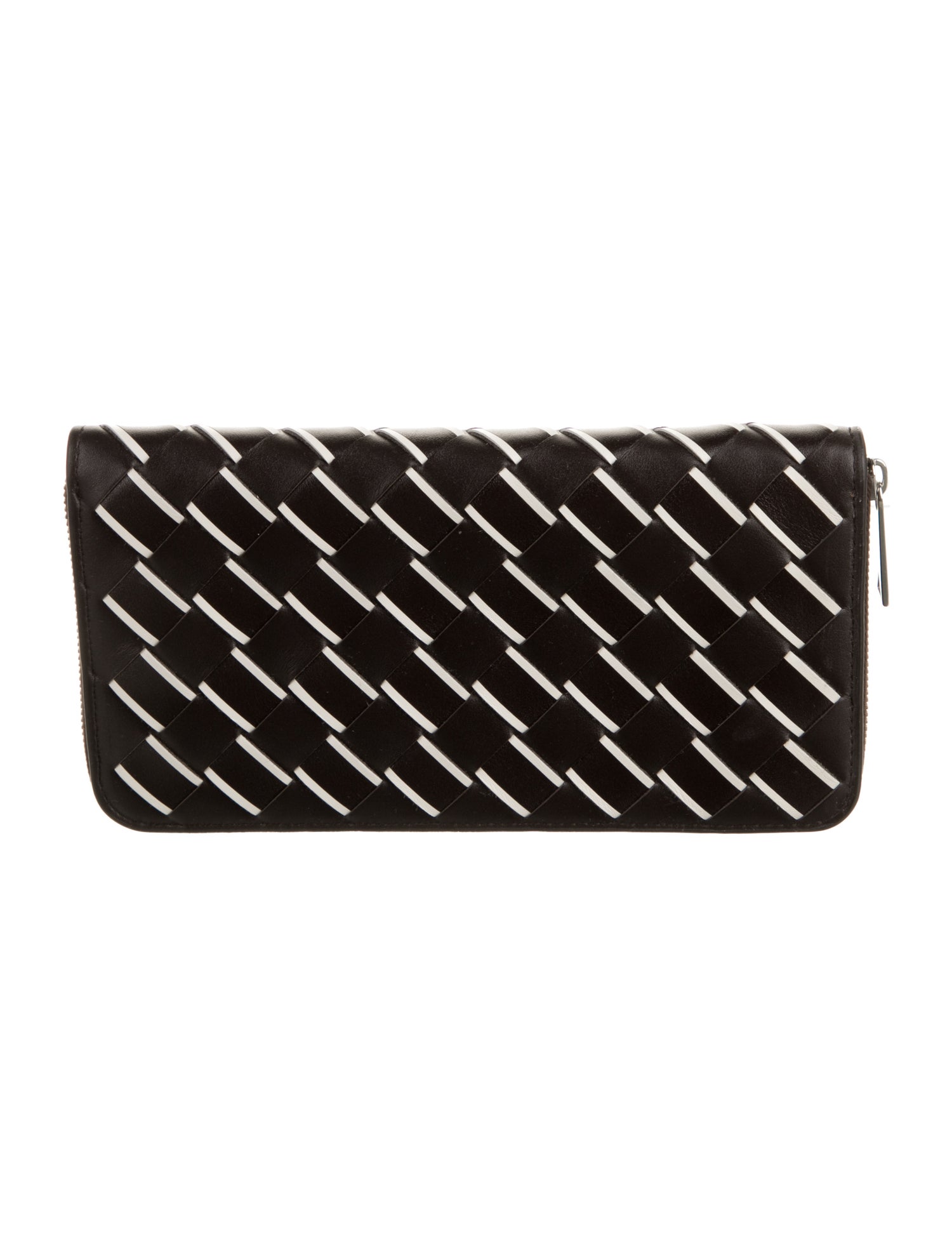 Bottega Veneta Intrecciato Weave Leather Continental Wallet