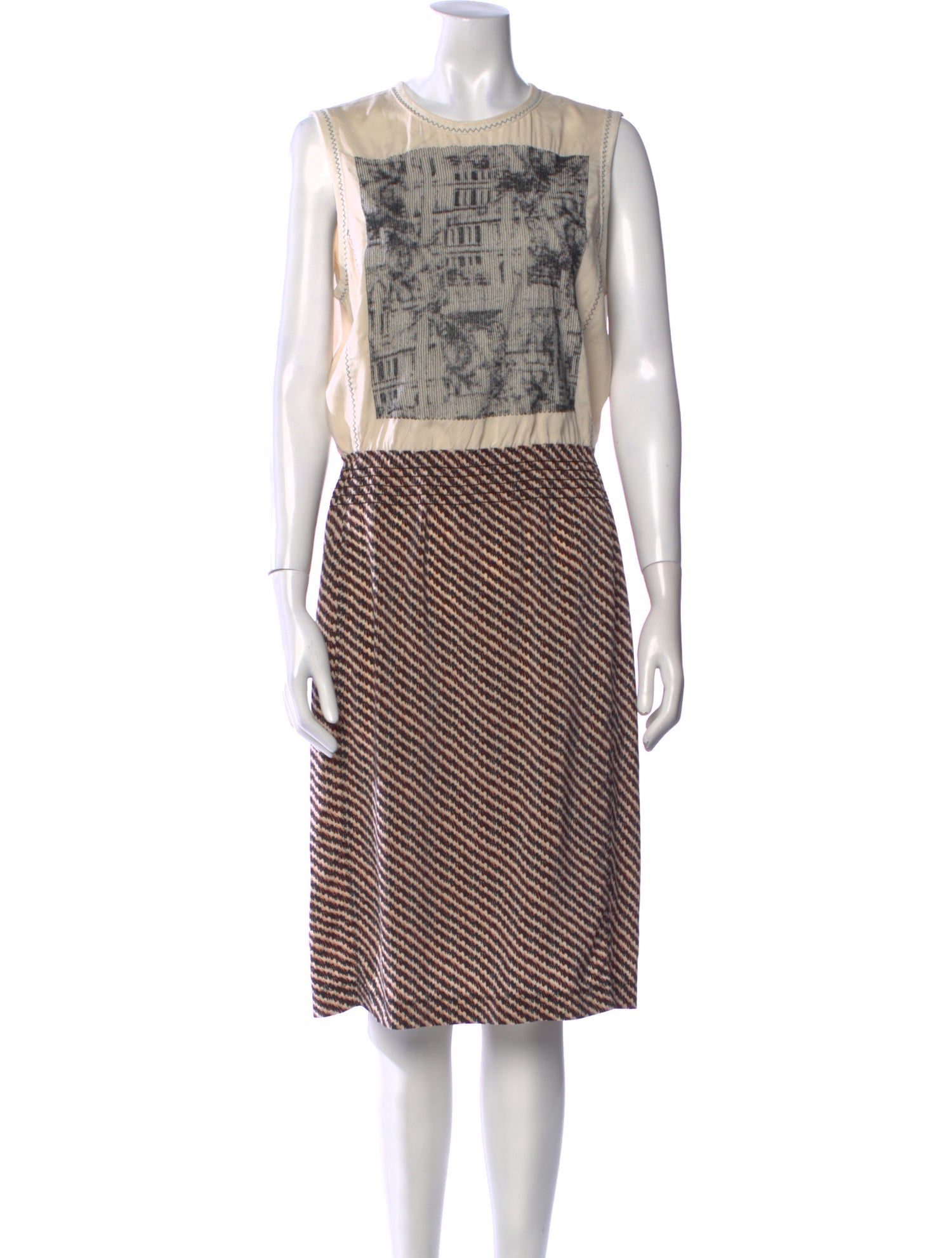 Bottega Veneta Silk Midi Length Dress